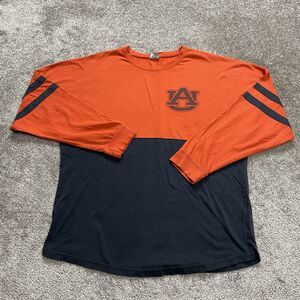 Three Square Shirt Mens Large Or angle Long Sleeve Auburn University Tigers Tee